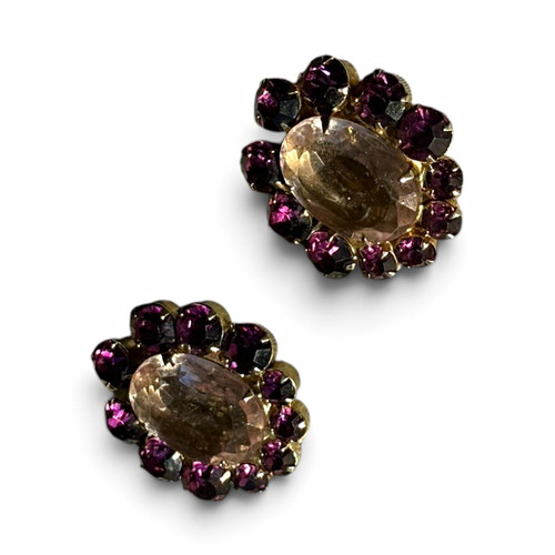 Vintage ohrclips modeschmuck - ohrclips,