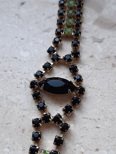 Vintage strass armband - vintage,