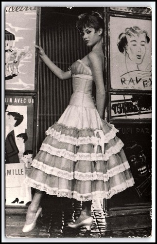 Brigitte bardot vintage rppc - vintage,